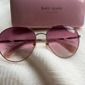 Kate Spade Pink Aviator Sunglasses